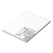 Verf paard notitieblok (Linkerzijde)