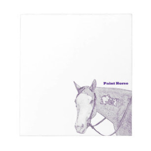 Verf paard notitieblok