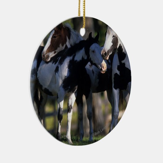 Verf paarden keramisch ornament (Rechts)