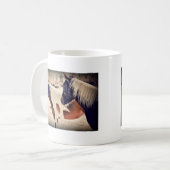 Verf paarden koffiemok (Voorkant links)