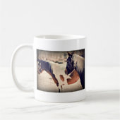 Verf paarden koffiemok (Links)