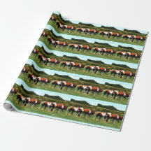 Verf Paarden Verpakkingspapier