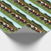Verf Paarden Verpakkingspapier Cadeaupapier (Hoek)