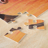 Verf Paardenzonsopgang Puzzle Legpuzzel (Zijkant)