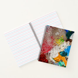 Verf Palet Spiraal Notebook Notitieboek
