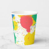 Verf Partij Kunst Partij Splatter Cup Papieren Bekers (Links)