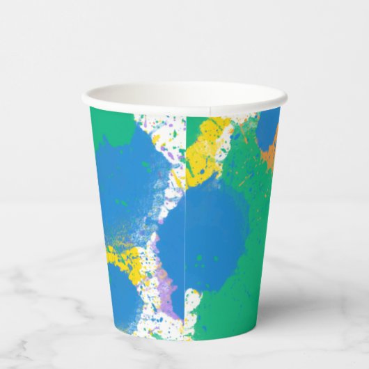 Verf Partij Kunst Partij Splatter Cup Papieren Bekers (Rechts)