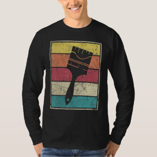 Verf Penseelschilder T-shirt