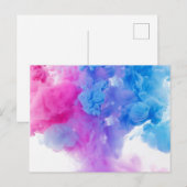 Verf Plumes Briefkaart (Voorkant / Achterkant)