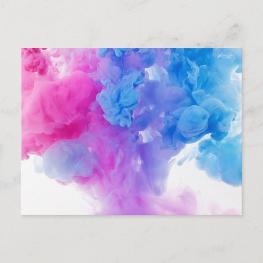 Verf Plumes Briefkaart (Voorkant)