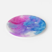 Verf Plumes Papieren Bordje (Gekanteld)