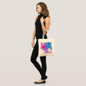 Verf Plumes Tote Bag (Voorkant (model))