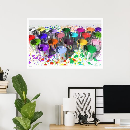 Verf! Poster (Thuiskantoor)