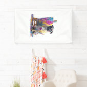 Verf Pug � Abstracte Kunst Hond Spandoek (Insitu)