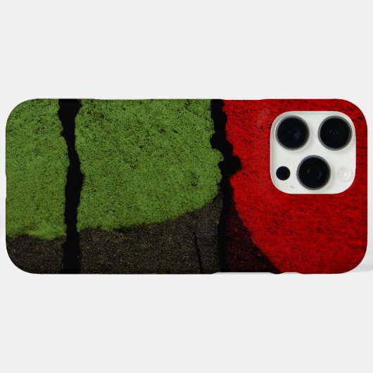 Verf rode en groene weg Case-Mate iPhone case (Achterkant (horizontaal))