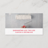 Verf Roller, schilder en decorator Visitekaartje (Voorkant)