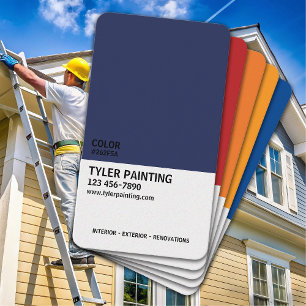 Verf Sample Painting Company Visitekaartje