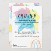 Verf spatten douche kaart (Voorkant / Achterkant)