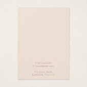 Verf spatten ketting of armband display kaart (Achterkant)