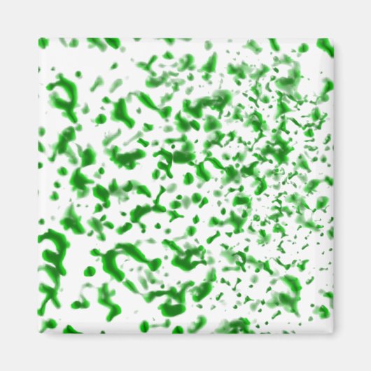Verf Spatter Green Magneet (Voorkant)