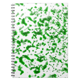 Verf Spatter Green Notitieboek