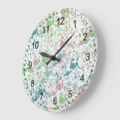 Verf spatter mix grote klok (Hoek)