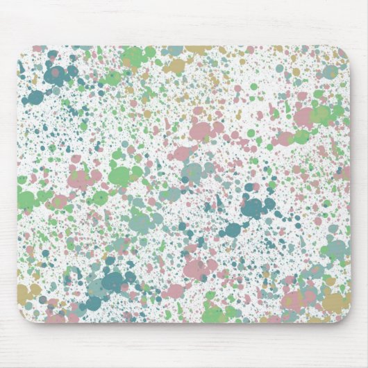 Verf spatter mix muismat (Voorkant)