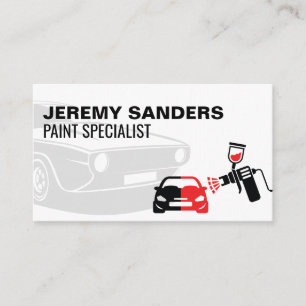 Verf Specialist    Auto Verf Service Visitekaartje