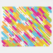 Verf Splash 60x80 Fleece Deken (Voorkant (Horizontaal))