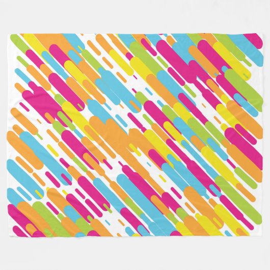 Verf Splash 60x80 Fleece Deken (Voorkant (Horizontaal))