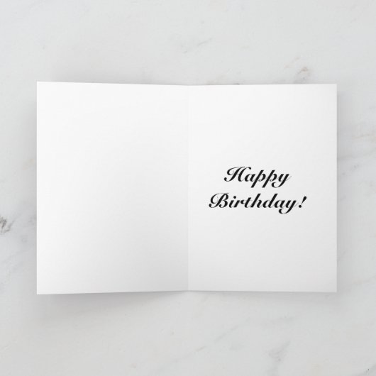 Verf Splash Flower Verjaardag Frameable 7x5 Kaart (Binnen)