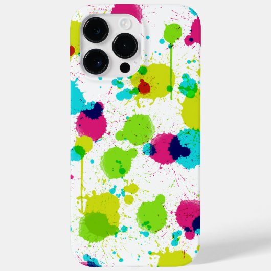 Verf Splash iPhone Case (Achterkant)