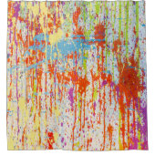 Verf Splash Shower-gordijn Douchegordijn (Voorkant)