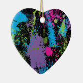 Verf Splater Keramisch Ornament (Rechts)