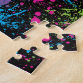 Verf Splater Legpuzzel (Zijkant)