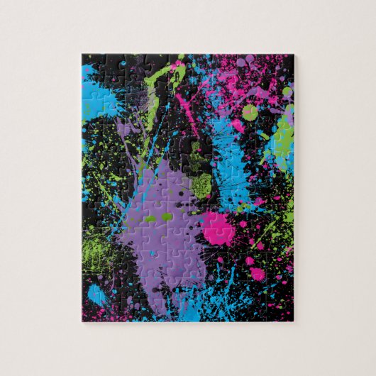 Verf Splater Legpuzzel (Verticaal)