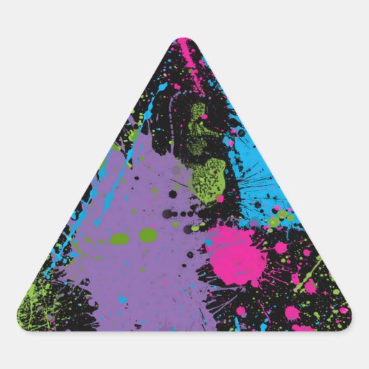Verf Splater Sticker (Voorkant)