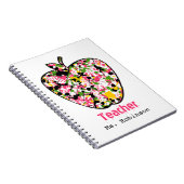 Verf Splatter Apple-laptop voor leerkrachten Notitieboek (Rechterzijde)