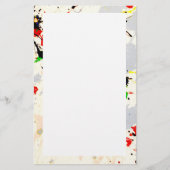 Verf Splatter Briefpapier (Voorkant)