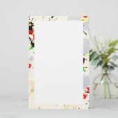 Verf Splatter Briefpapier (Staand voorkant)