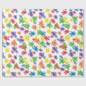 Verf Splatter Cadeaupapier (Vlak)