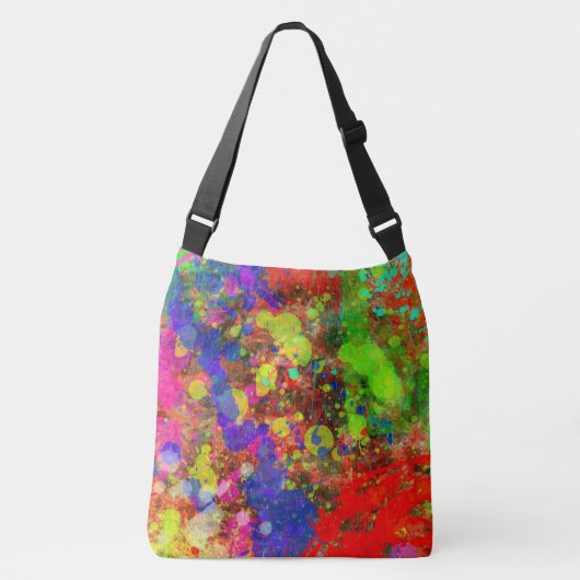 Verf Splatter Crossbody Tas (Voorkant)