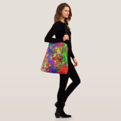 Verf Splatter Crossbody Tas (Op model)
