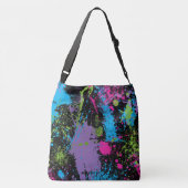 Verf Splatter Crossbody Tas (Achterkant)