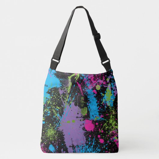 Verf Splatter Crossbody Tas (Voorkant)
