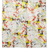 Verf Splatter Douchegordijn (Voorkant)