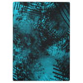 Verf Splatter effect Blauw & Zwart Klembord (Achterkant)