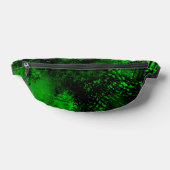 Verf Splatter Effect Groen & Zwart Heuptasje (Liggend)