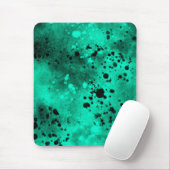 Verf Splatter effect Groen & Zwart Muismat (Met muis)