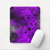 Verf Splatter effect Paarse & Zwart Muismat (Met muis)
